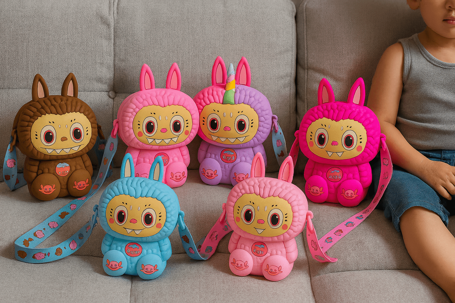 Labubu – Monster Crossbody Bag for Kids